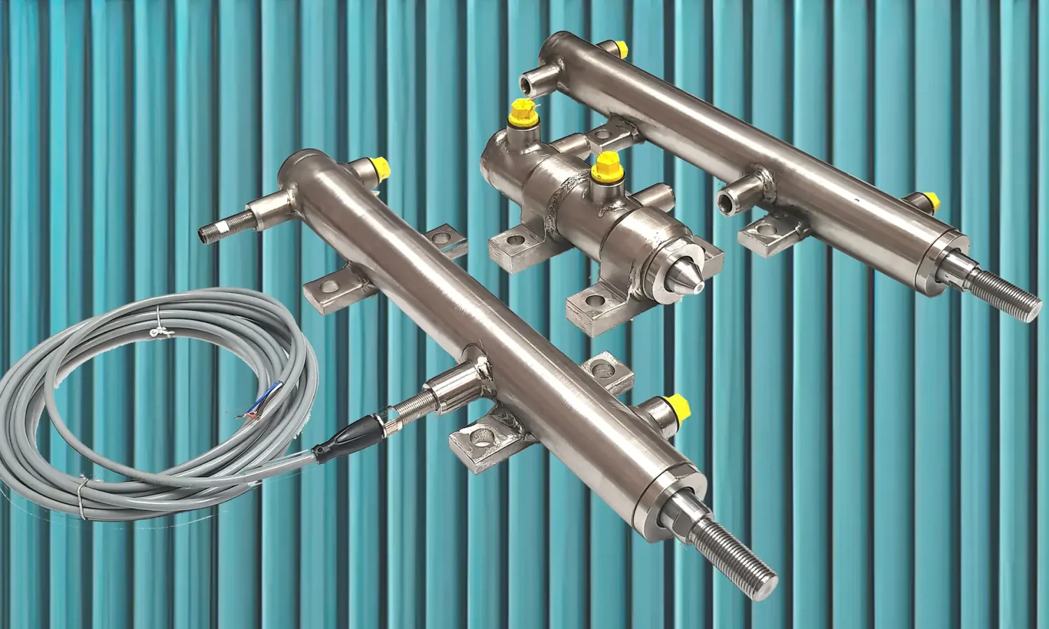 Stainless Cylinder with Position Sensors